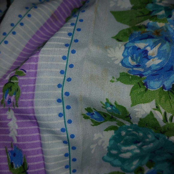 Gorgeous! Vintage Handmade Full Maxi Floral Apron - Picture 8 of 13